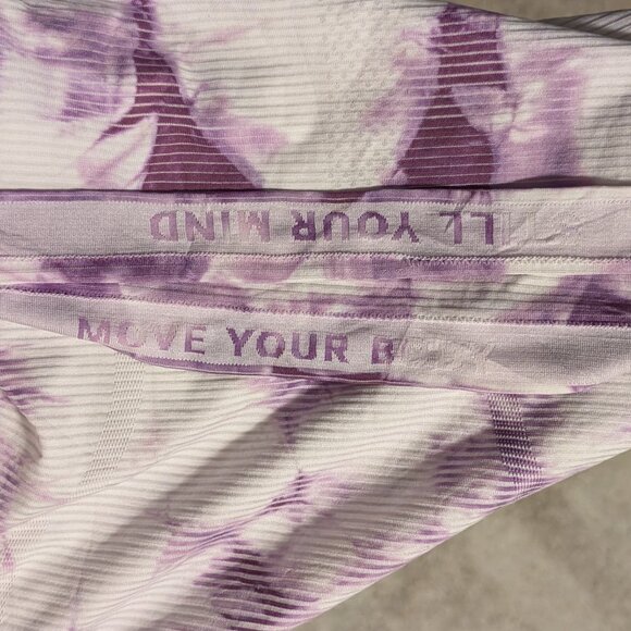 Lululemon Swiftly Tech Long Sleeve 2.0, Shibori Stripe Wisteria Purple, 6 - Picture 4 of 7